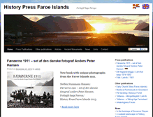 Tablet Screenshot of historypressfaroeislands.com